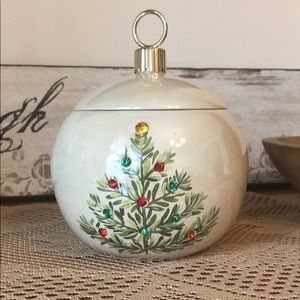 Jeweled Christmas Tree Candy Dish - Cookie Jar